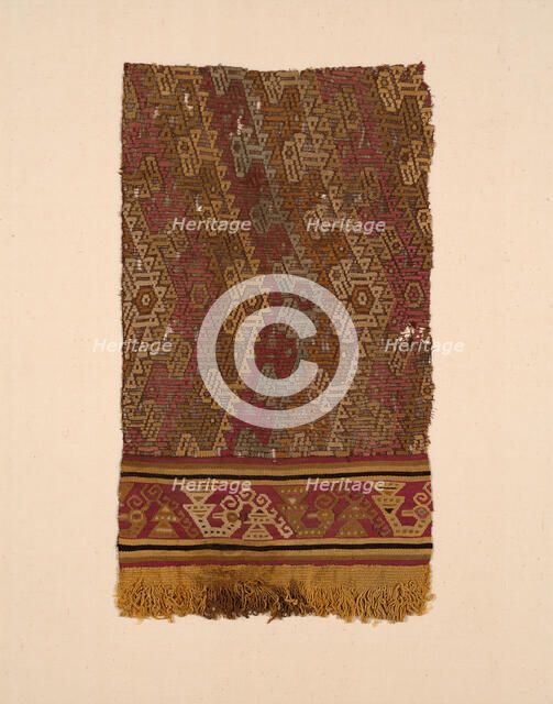 Fragment, Peru, A.D. 1000/1476. Creator: Unknown.