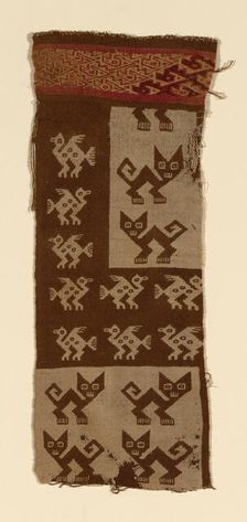 Fragment, Peru, A.D. 1000/1476. Creator: Unknown