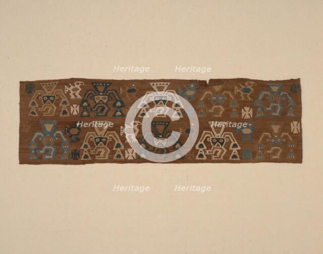 Fragment, Peru, A.D. 1000/1476. Creator: Unknown.