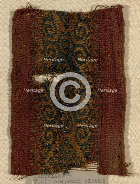 Fragment, Peru, A.D. 1476/1532. Creator: Unknown.