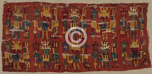 Fragment, Peru, Possibly 500/600. Creator: Unknown.