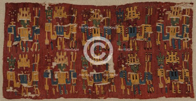 Fragment, Peru, Possibly 500/600. Creator: Unknown.