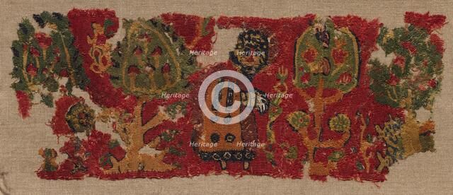 Fragment, Probably a Border from the Hem of a Tunic, 800s (?). Creator: Unknown.