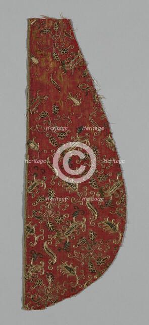 Fragment (probably from a Chasuble), Italy, 17th century. Creator: Unknown.