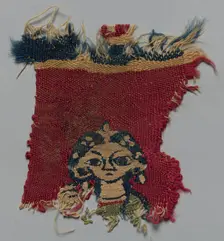 Fragment, Probably from a Hanging, 800s. Creator: Unknown