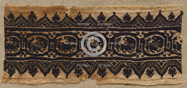 Fragment, Probably Part of a Clavus, 400s - 600s. Creator: Unknown.