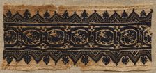 Fragment, Probably Part of a Clavus, 400s - 600s. Creator: Unknown