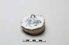 Fragment with rider, Saljuq period, early 13th century. Creator: Unknown