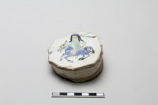 Fragment with rider, Saljuq period, early 13th century. Creator: Unknown