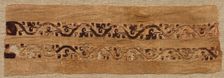 Fragment, with Sleeve Band, from a Tunic, 300s - 500s. Creator: Unknown