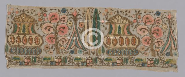 Fragment (Towel End), Turkey, 19th century. Creator: Unknown.