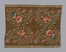 Fragment (Towel End), Turkey, 19th century. Creator: Unknown