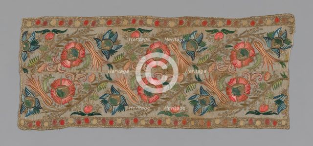 Fragment (Towel or Napkin Ends), Turkey, 19th century. Creator: Unknown.
