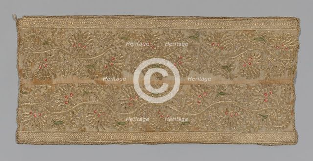 Fragment (Towel or Napkin), Turkey, 1875/1900. Creator: Unknown.