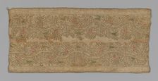 Fragment (Towel or Napkin), Turkey, 1875/1900. Creator: Unknown