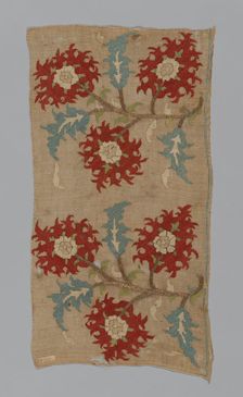 Fragment (Towel), Turkey, 17th century. Creator: Unknown