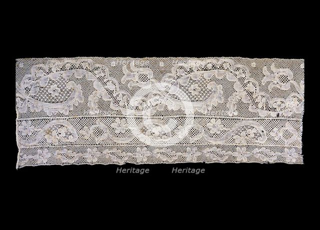 Fragment (Three Joined Strips), Flanders, 1750/75. Creator: Unknown.