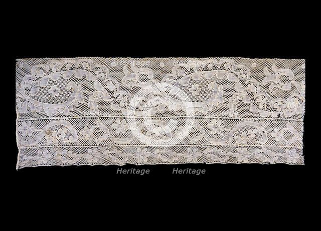 Fragment (Three Joined Strips), Flanders, 1750/75. Creator: Unknown.