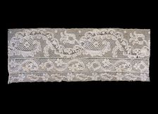 Fragment (Three Joined Strips), Flanders, 1750/75. Creator: Unknown