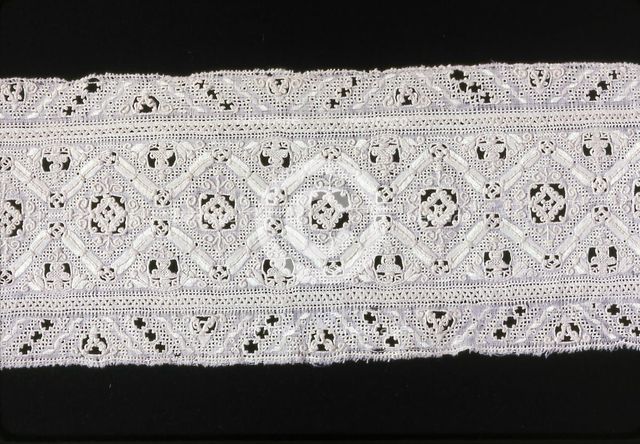 Fragment (Three Joined Strips from Small Pillow), Italy, 1550/1600. Creator: Unknown.