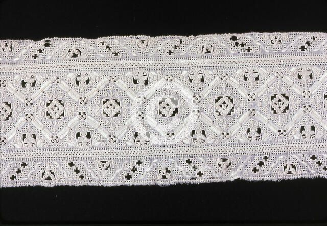 Fragment (Three Joined Strips from Small Pillow), Italy, 1550/1600. Creator: Unknown.