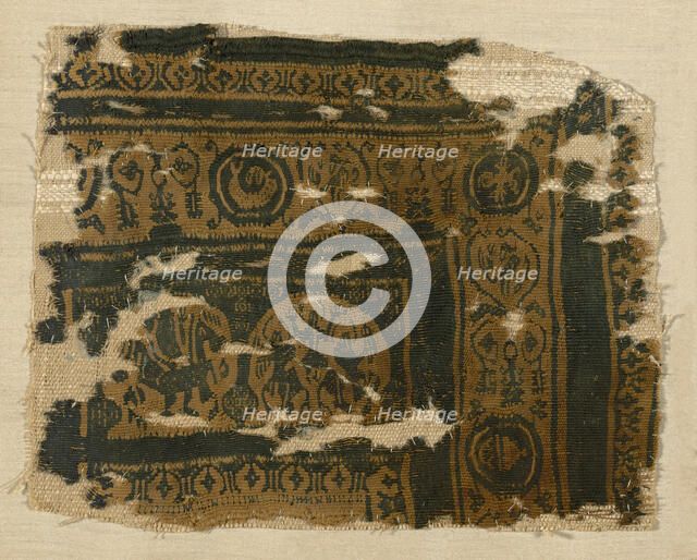 Fragment (Tunic), Egypt, Roman period (30 B.C.- 641 A.D.), 5th/6th century. Creator: Unknown.