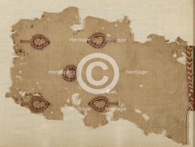 Fragment (Tunic), Egypt, Roman period (30 B.C.- 641 A.D.), 5th/6th century. Creator: Unknown.