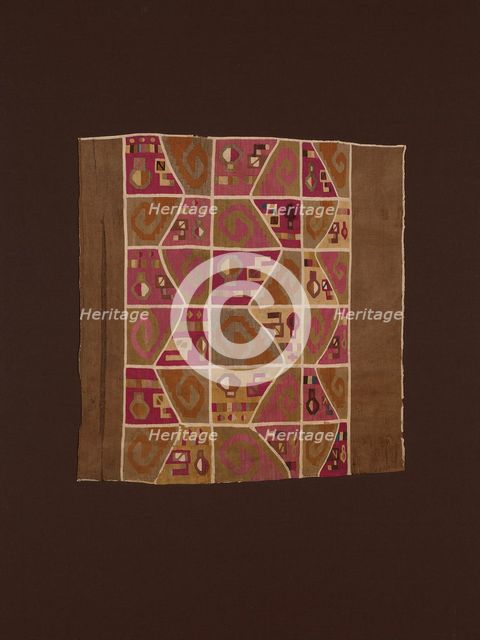 Fragment (Tunic), Peru, A.D. 600/800. Creator: Unknown.