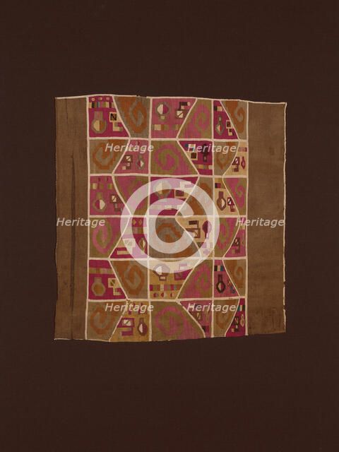 Fragment (Tunic), Peru, A.D. 600/800. Creator: Unknown.