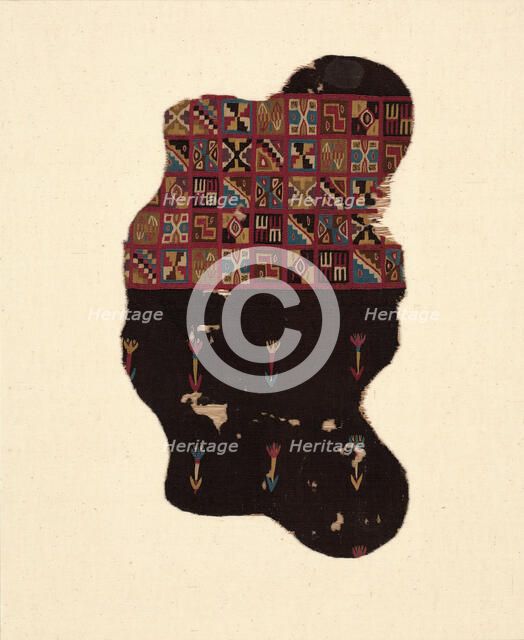 Fragment (Tunic), Peru, A.D. 1532/1700. Creator: Unknown.