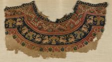 Fragment (Tunic Yoke), Egypt, Roman period (30 B.C.- 641 A.D.)/Arab period (641-969), 6th/8th... Creator: Unknown