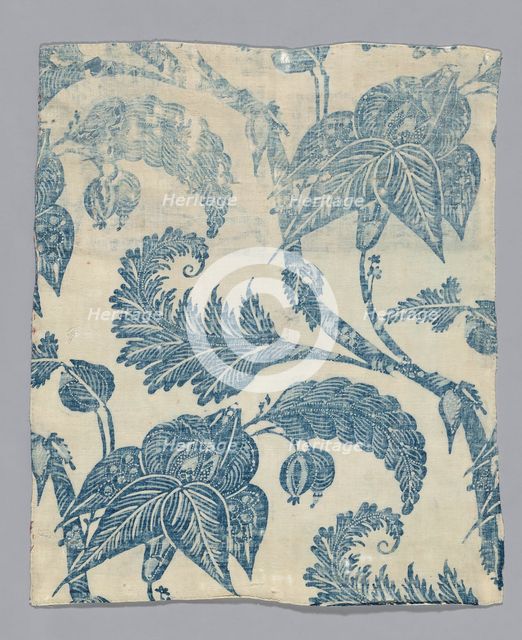 Fragment, United States, 1750/75. Creator: Unknown.