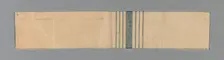 Fragment, United States, early 19th century. Creator: Unknown