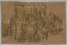 Fragment (Xilins in Bulb Palmettes), 1200s - 1300s. Creator: Unknown
