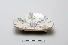 Fragmentary base of a large bowl, Saljuq period, early 13th century. Creator: Unknown