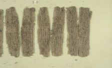 Fragmentary Buddhist text, c5th-3rd century BC. Creator: Unknown