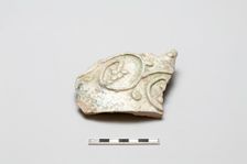Fragmentary of a vessel with applied vine design, 9th century. Creator: Unknown