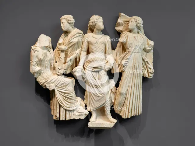 Fragmentary Sarcophagus with the Muses, mid-3rd century A.D. Creator: Unknown.