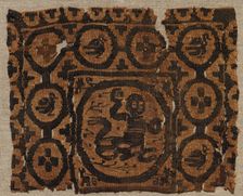 Fragmentary Segmentum from a Tunic, 500s - 600s. Creator: Unknown