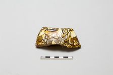 Fragmentary side of a vessel with animal designs, Saljuq period, ca. 1200. Creator: Unknown