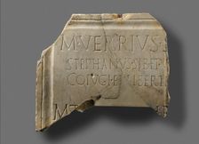 Fragmentary Roman Inscription, 1st-2nd century A.D. Creator: Unknown