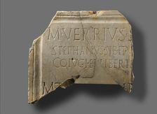 Fragmentary Roman Inscription, 1st-2nd century A.D. Creator: Unknown