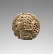 Fragmentary Ring with a Portrait of Queen Berenike, 2nd-1st century B.C. Creator: Unknown
