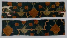 Fragments of a Carpet, 1600-1650. Creator: Imperial Manufactory (Indian)