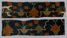 Fragments of a Carpet, 1600-1650. Creator: Imperial Manufactory (Indian)