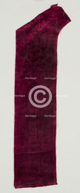 Fragments of a Chasuble, 1600s. Creator: Unknown.