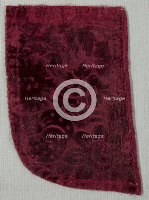 Fragments of a Chasuble, 1600s. Creator: Unknown.