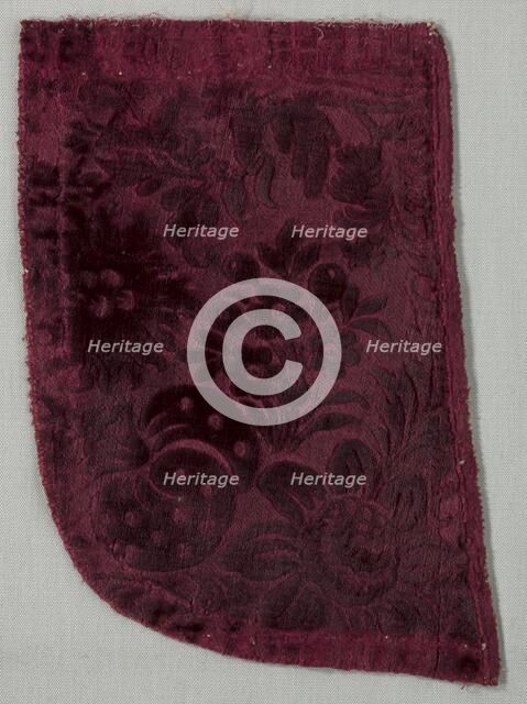 Fragments of a Chasuble, 1600s. Creator: Unknown.