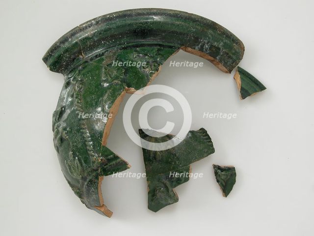 Fragments of a Bowl, Coptic, 4th-7th century. Creator: Unknown.