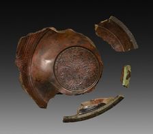 Fragments of a Lacquer Tray, 9 AD. Creator: Unknown